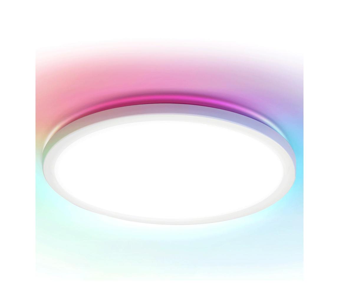 Brilagi LED RGBW stmievateľné stropné svietidlo VIBE LED/36W/230V 3000-6500K biele + diaľkové ovládanie S10303ADRR