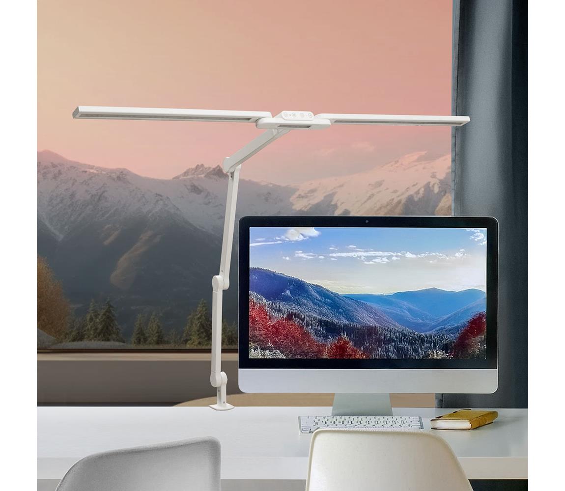 Brilagi LED Stmievateľná dotyková stolná lampa VARIO LED/24W/230V 3000-6500K biela