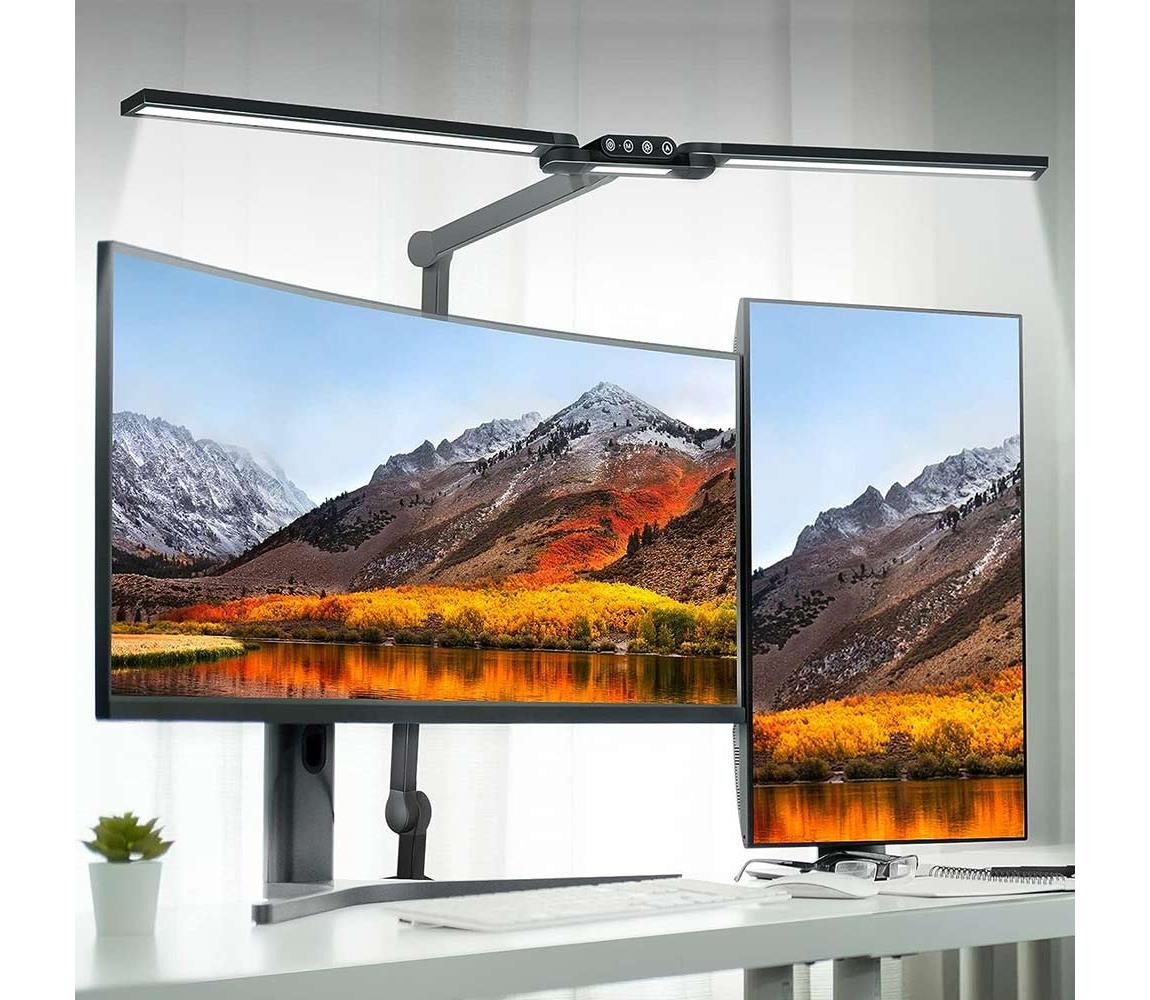 Brilagi LED Stmievateľná dotyková stolná lampa VARIO LED/24W/230V 3000-6500K čierna