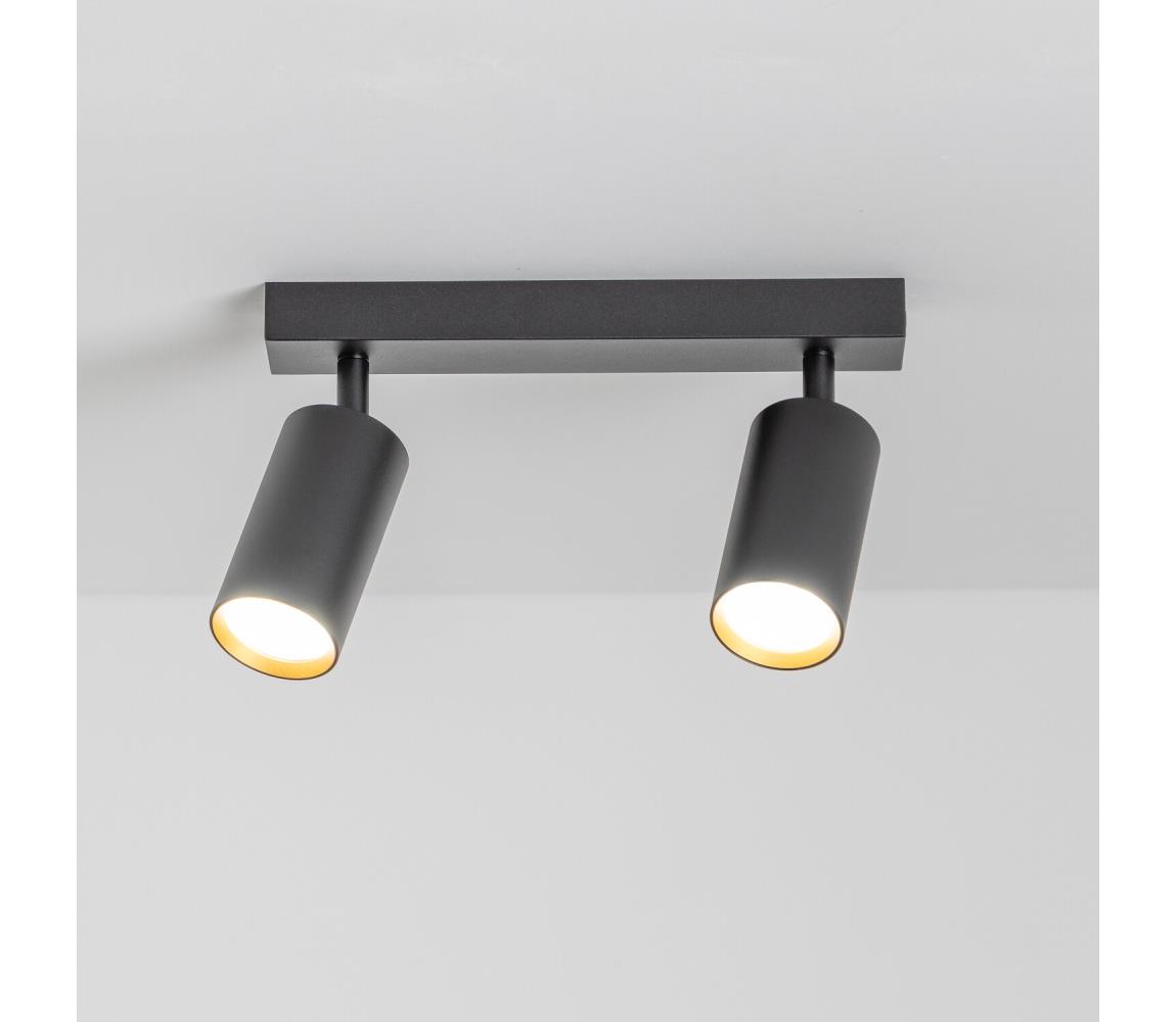 Brilagi LED stmievateľné bodové svietidlo SELE 2xGU10/6,5W/230V čierna/zlatá