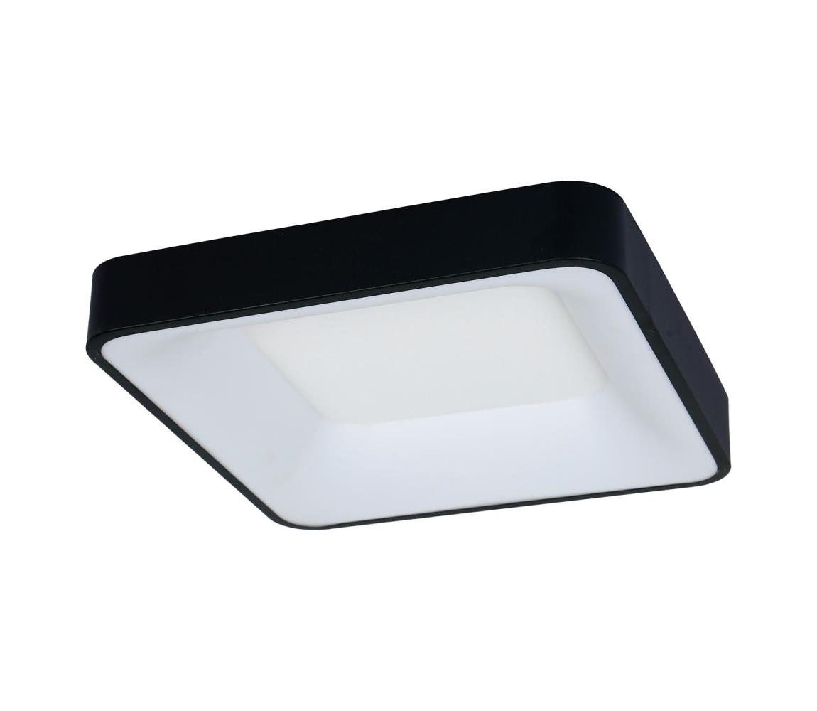 Brilagi LED stmievateľné stropné svietidlo FALCON II LED/80W/230V 40x40 cm čierne + diaľkový ovládač BRC2669-400/CR