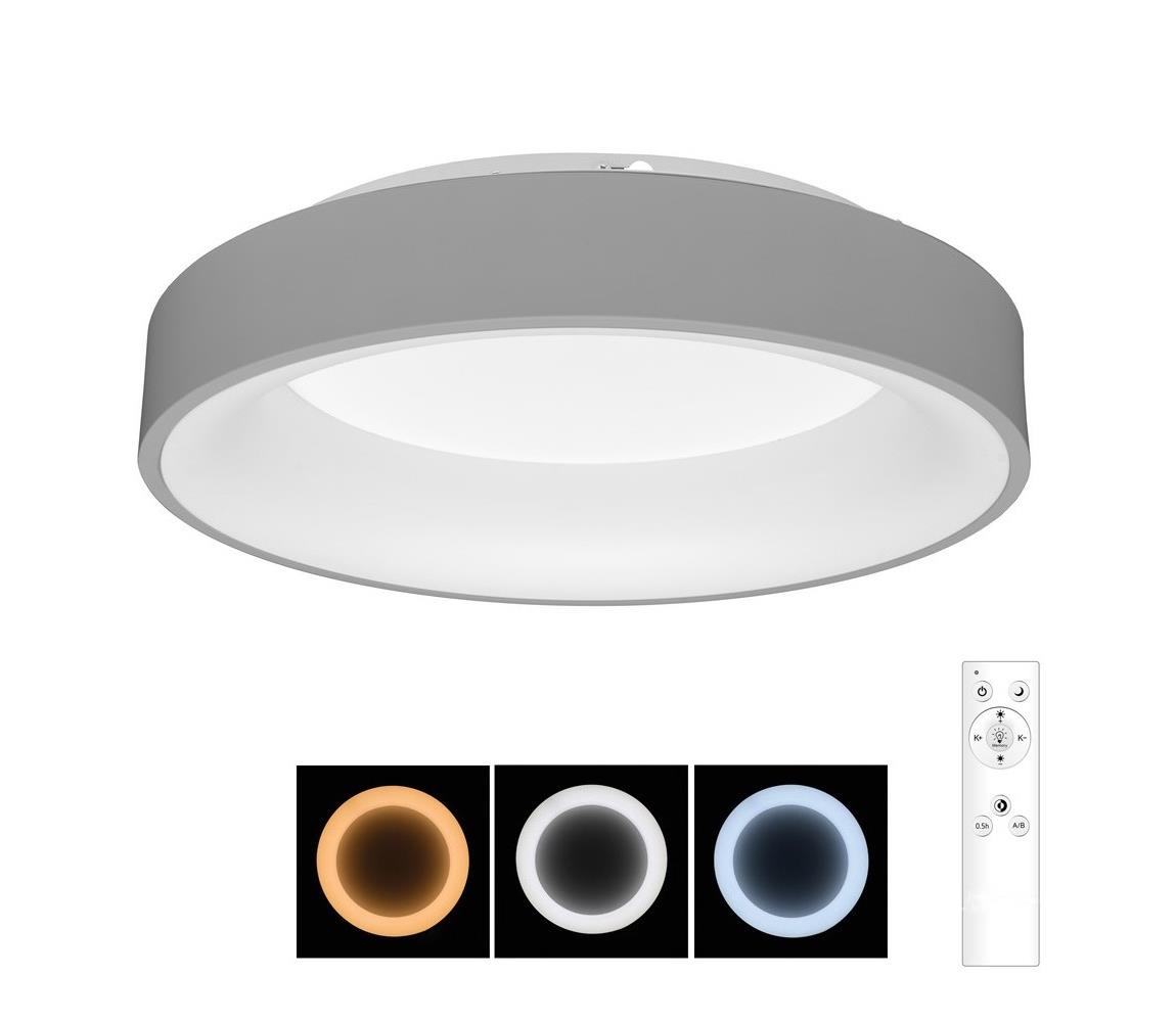 Brilagi LED Stmievateľné stropné svietidlo LED/40W/230V 3000-6500K šedá + DO