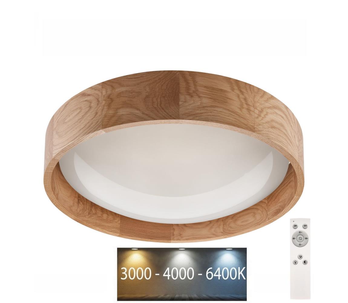 Brilagi LED Stmievateľné stropné svietidlo MANAROLA LED/24W/230V dub + DO