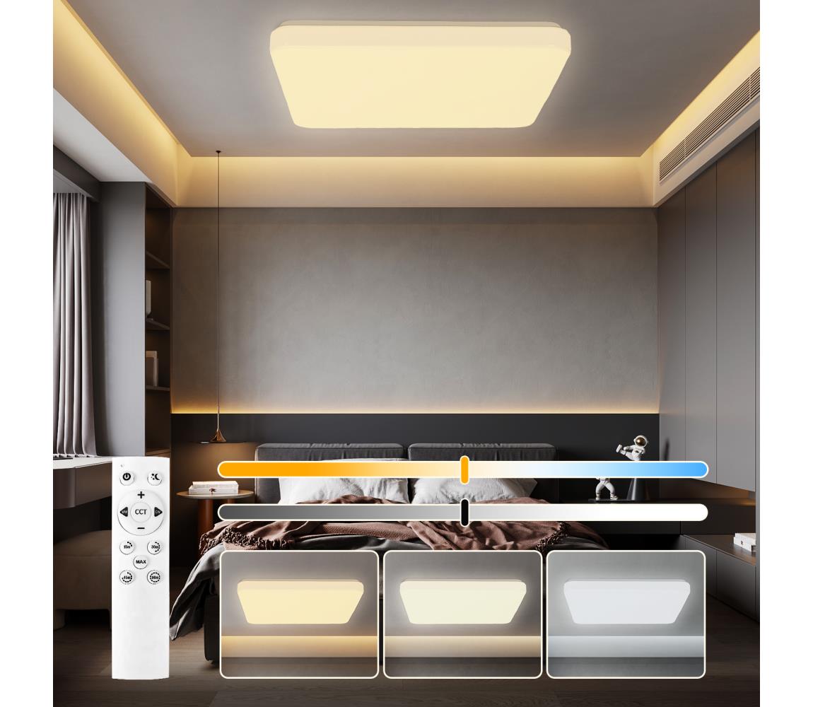 Brilagi LED stmievateľné stropné svietidlo MILKY WAY LED/24W/230V 3000-6500K s diaľkovým ovládaním B10310ADSQ