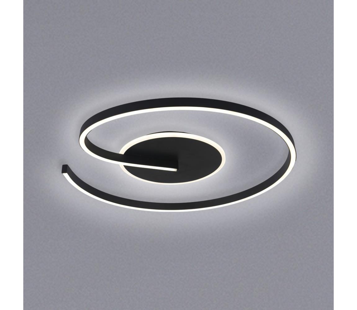 Brilagi LED Stmievateľné stropné svietidlo SPIRAL LED/56W/230V 3000/4000/6000K+DO BR7262/BBK-56W