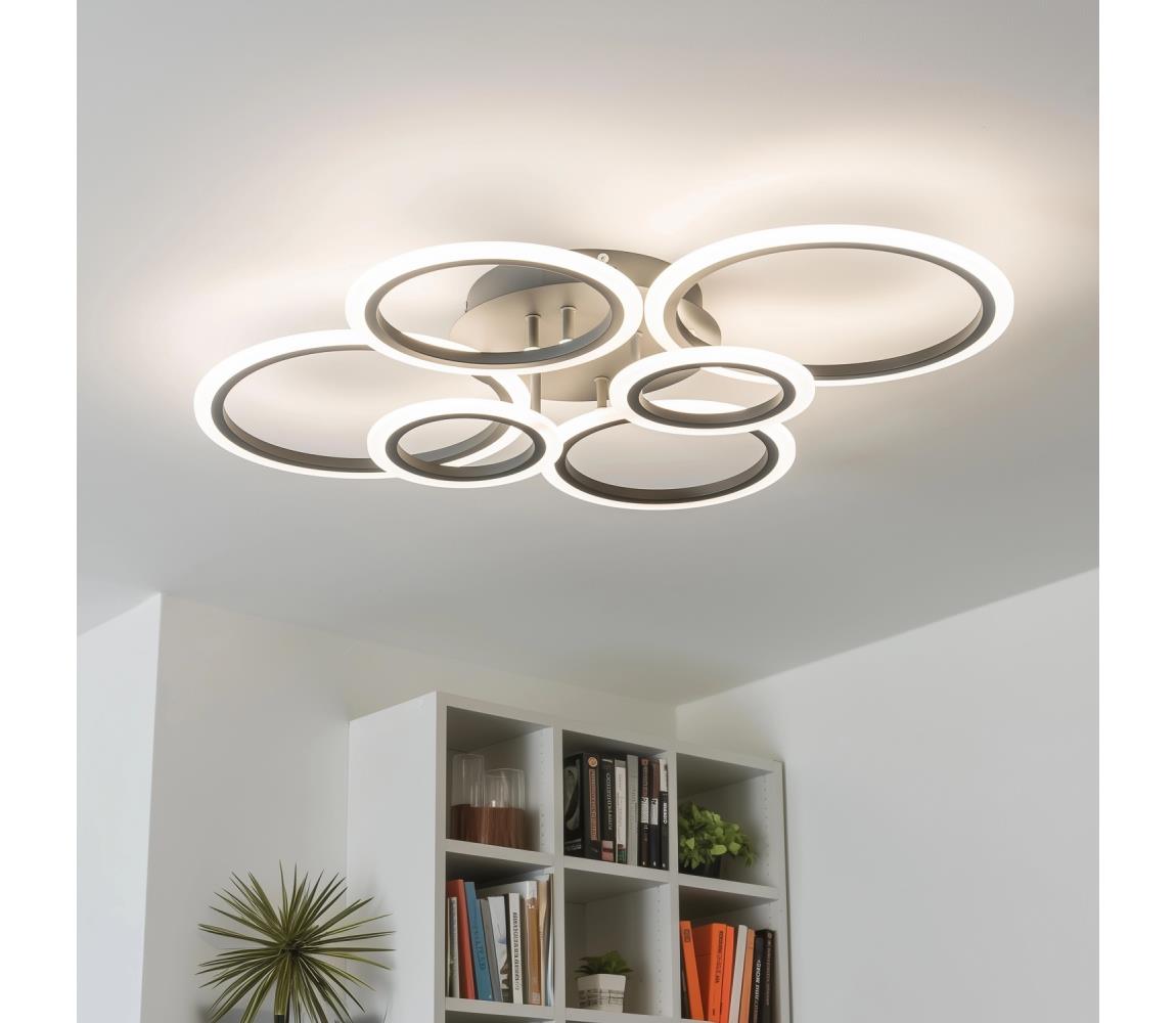 Brilagi LED Stmievateľný prisadený luster ORBITS LED/85W/230V 3000-6500K antracit + DO BG-J3323/S