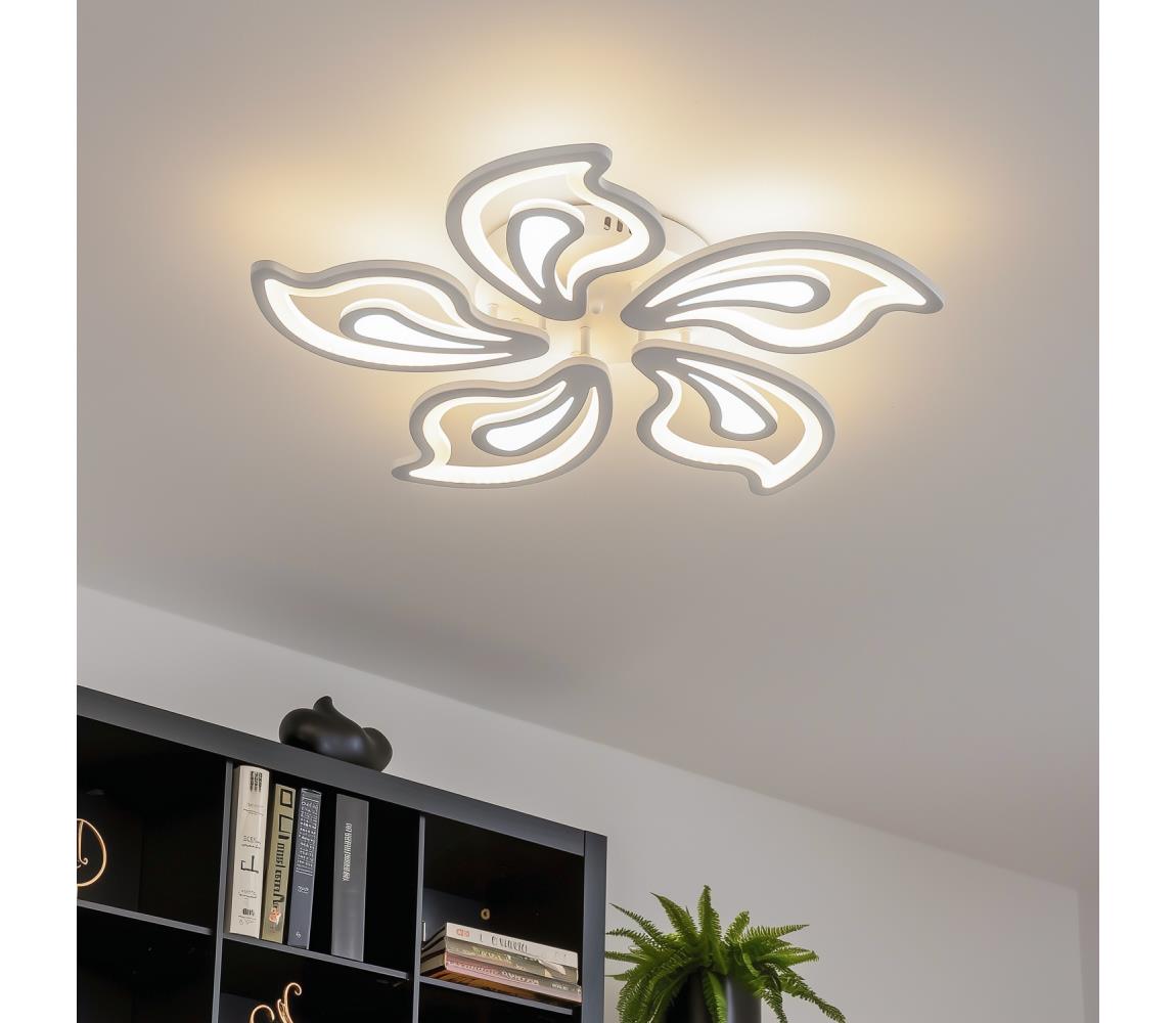 Brilagi LED Stmievateľný prisadený luster TWIST LED/125W/230V 3000-6500K + DO BG-J3316/W