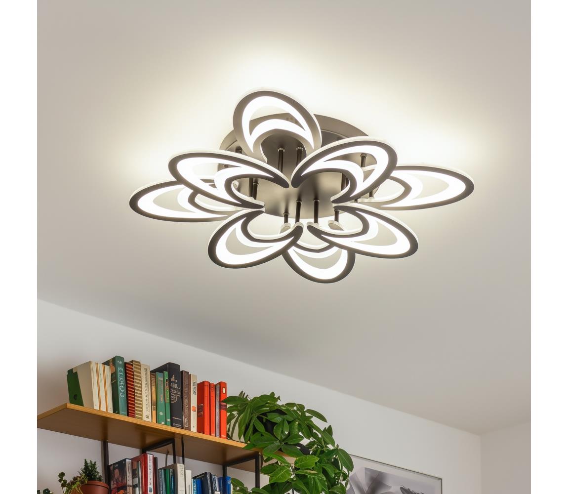 Brilagi LED Stmievateľný prisadený luster TWIST LED/125W/230V 3000-6500K + DO BG-J3331/B