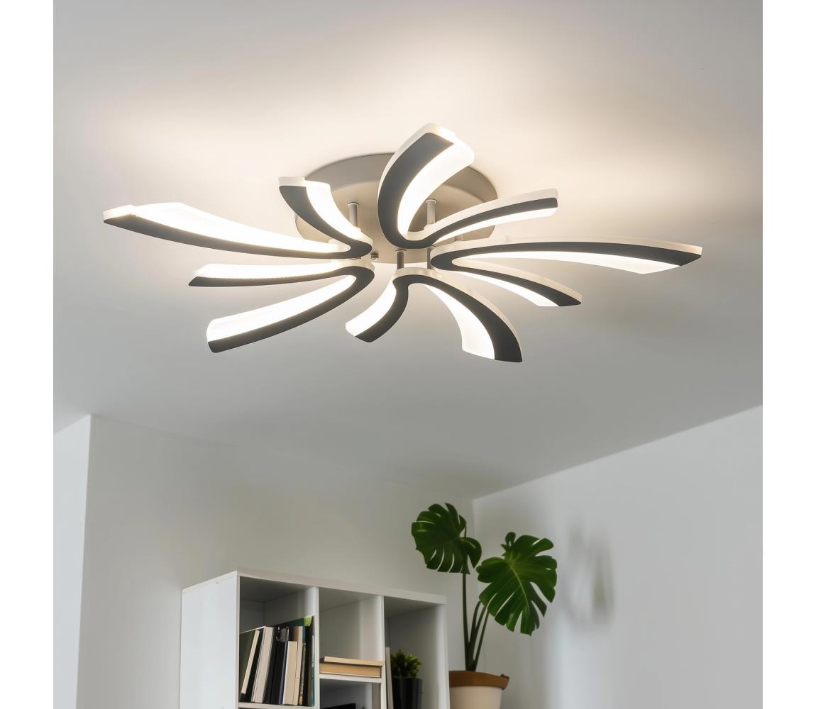 Brilagi LED Stmievateľný prisadený luster TWIST LED/55W/230V 3000-6500K antracit + DO BG-J3313/S