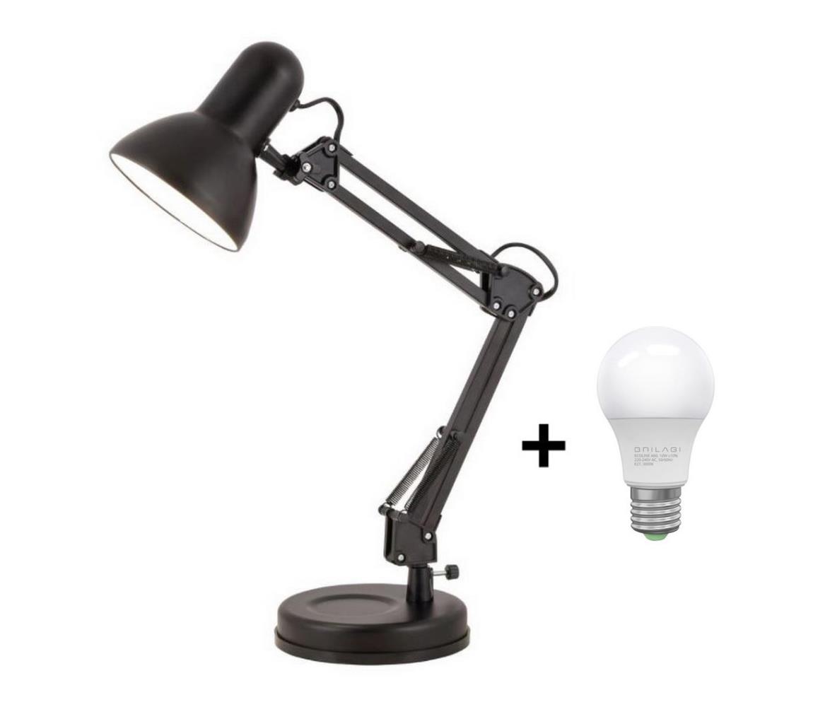 Brilagi LED Stolná lampa ROMERO 1xE27/10W/230V čierna