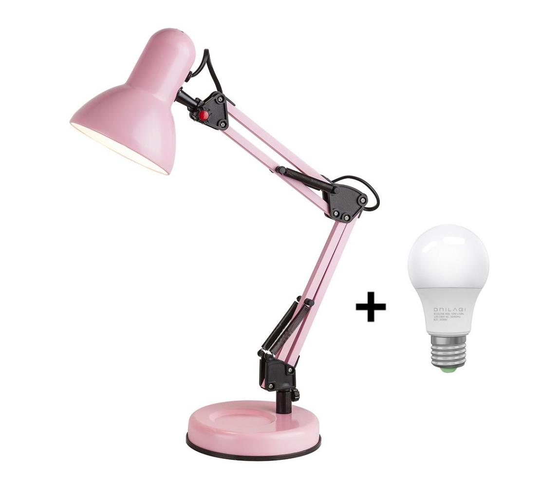 Brilagi LED Stolná lampa ROMERO 1xE27/10W/230V ružová