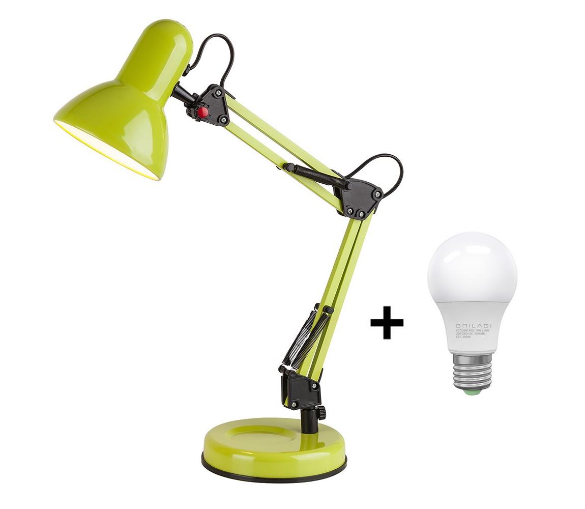 Brilagi LED Stolná lampa ROMERO 1xE27/10W/230V zelená
