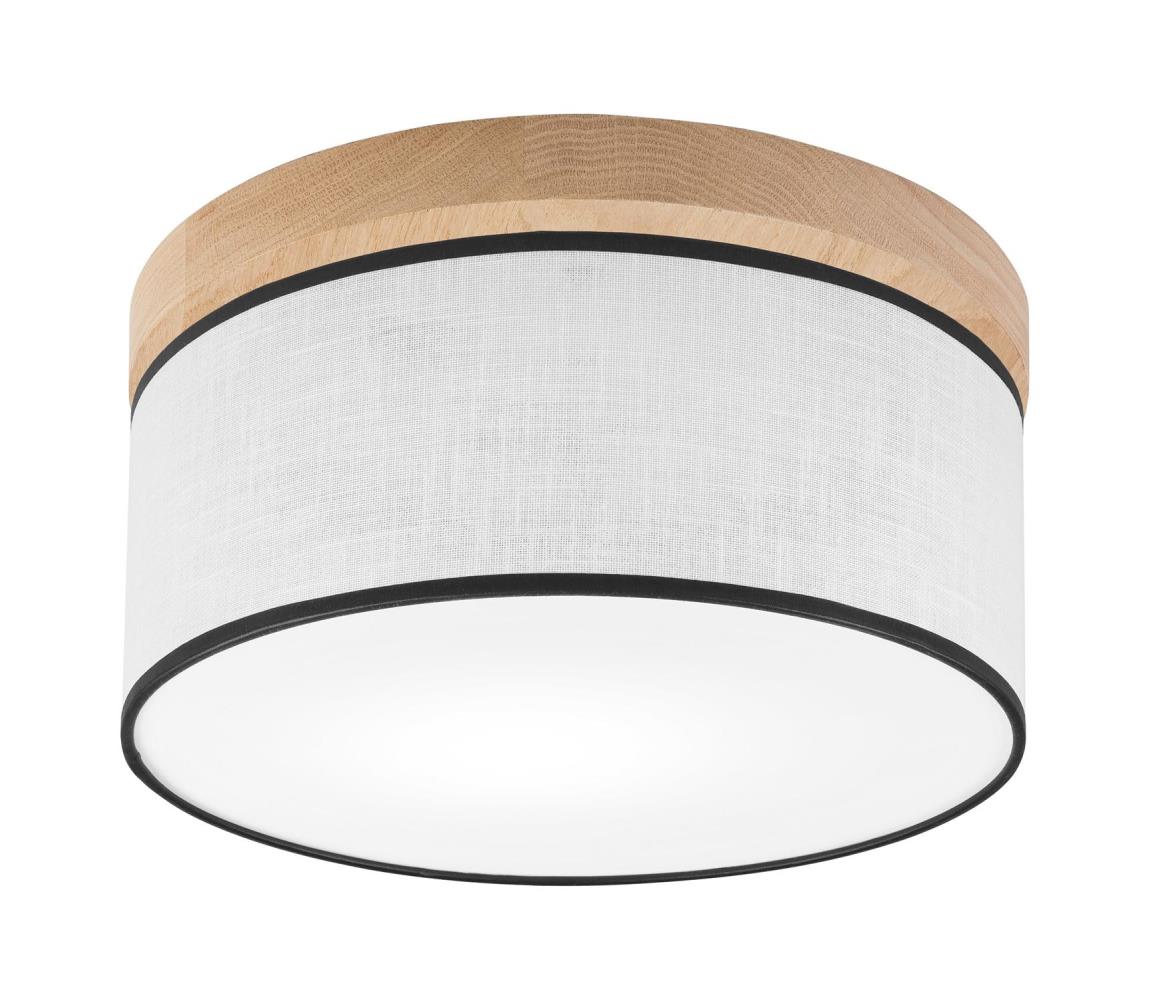 Brilagi LED Stropné svietidlo BELLADONNA 1xE27/15W/230V pr. 30 cm biela/dub 8590828609889