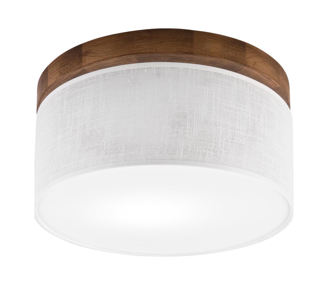 Brilagi LED Stropné svietidlo BELLADONNA 1xE27/15W/230V pr. 30 cm biela/dub čerešňa