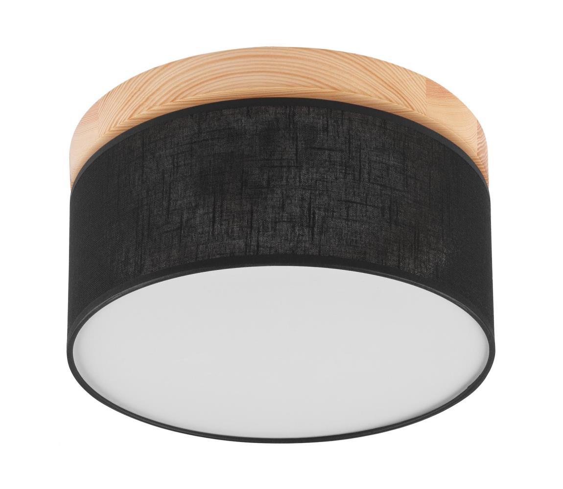 Brilagi LED Stropné svietidlo BELLADONNA 1xE27/15W/230V pr. 30 cm čierna/borovica