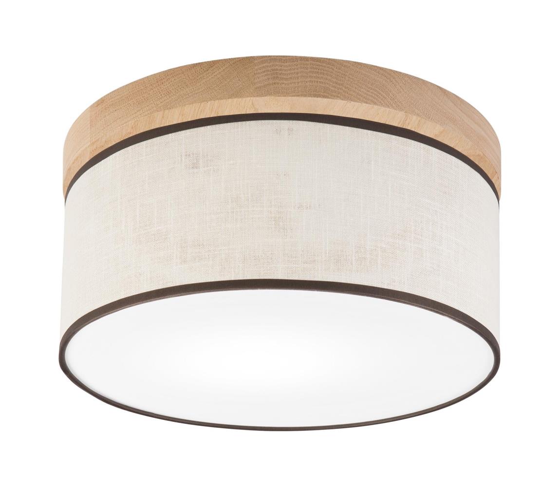 Brilagi LED Stropné svietidlo BELLADONNA 1xE27/15W/230V pr. 30 cm krémová/dub