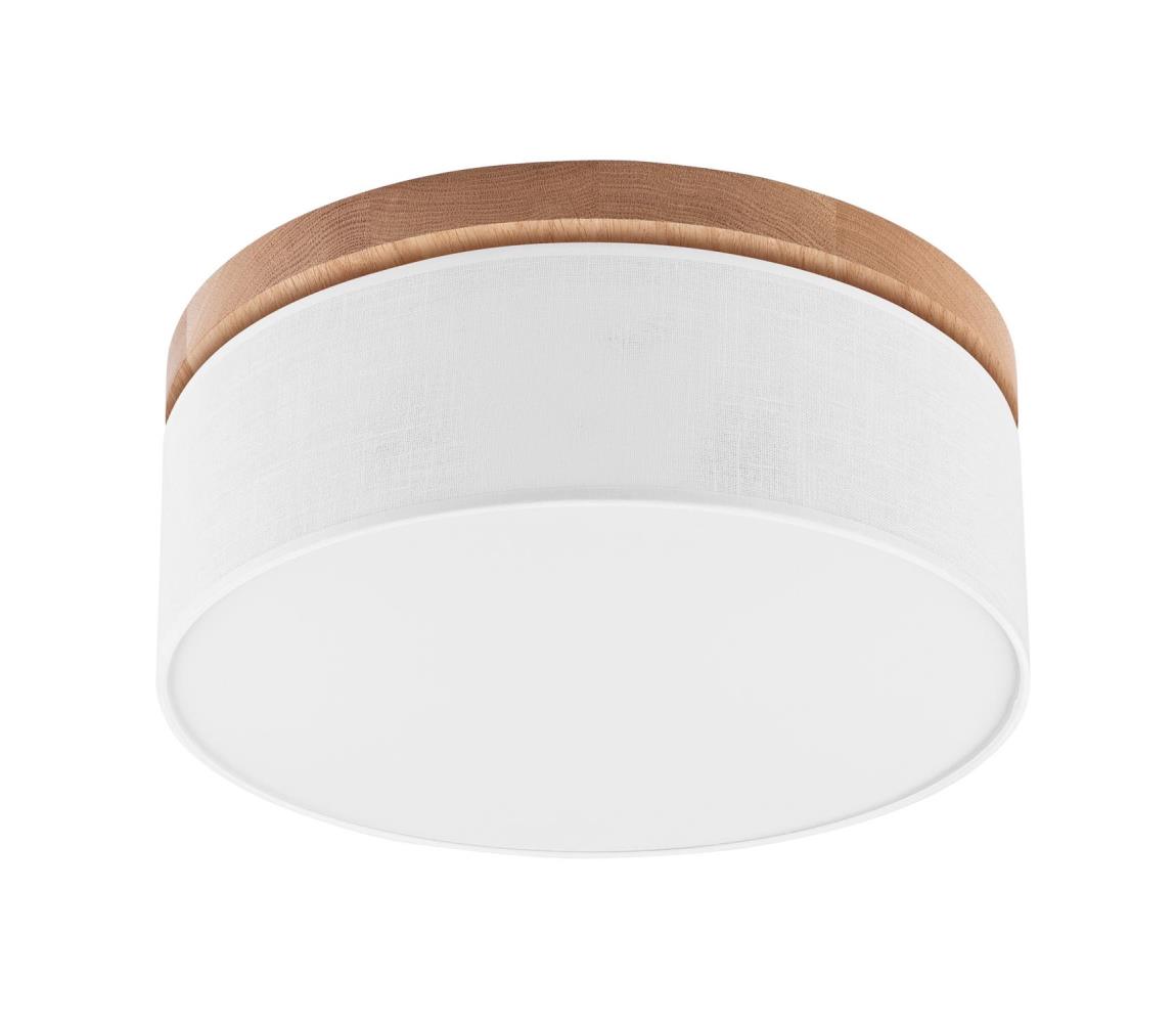 Brilagi LED Stropné svietidlo BELLADONNA 2xE27/15W/230V pr. 40 cm biela/dub 0508