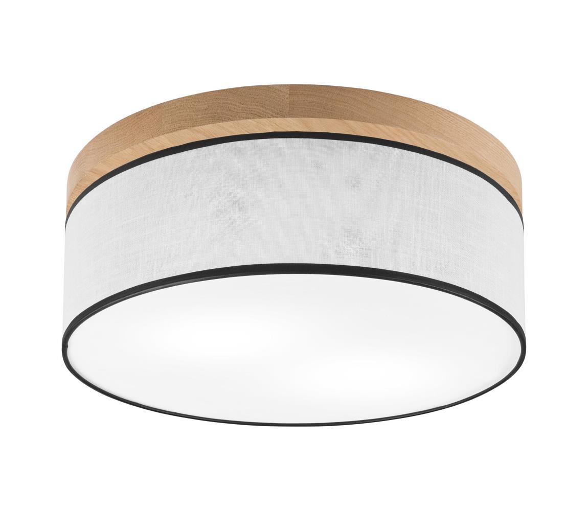 Brilagi LED Stropné svietidlo BELLADONNA 2xE27/15W/230V pr. 40 cm biela/dub