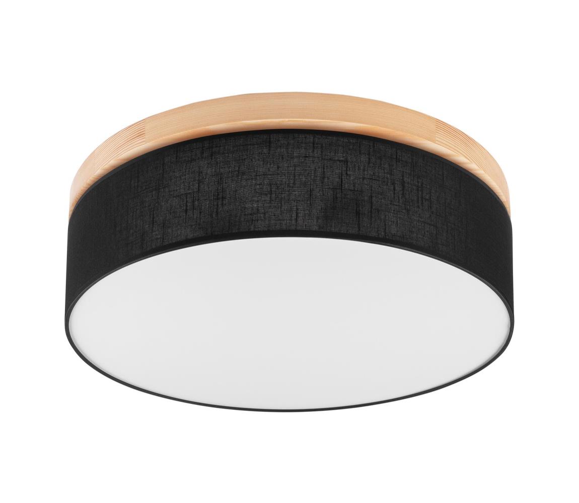 Brilagi LED Stropné svietidlo BELLADONNA 3xE27/15W/230V čierna/borovica