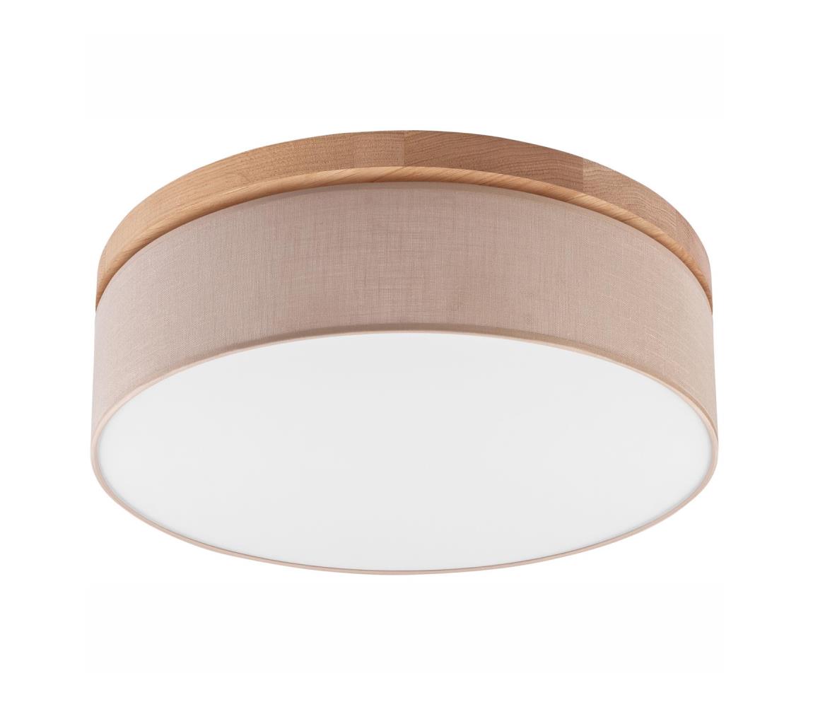 Brilagi LED Stropné svietidlo BELLADONNA 3xE27/15W/230V pr. 50 cm béžová/dub