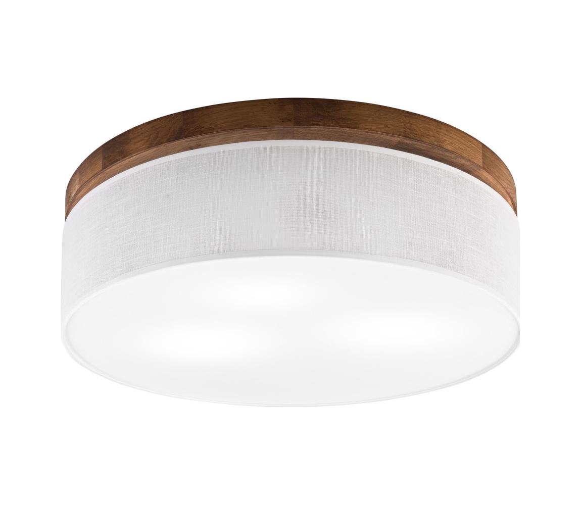 Brilagi LED Stropné svietidlo BELLADONNA 3xE27/15W/230V pr. 50 cm biela/dub čerešňa