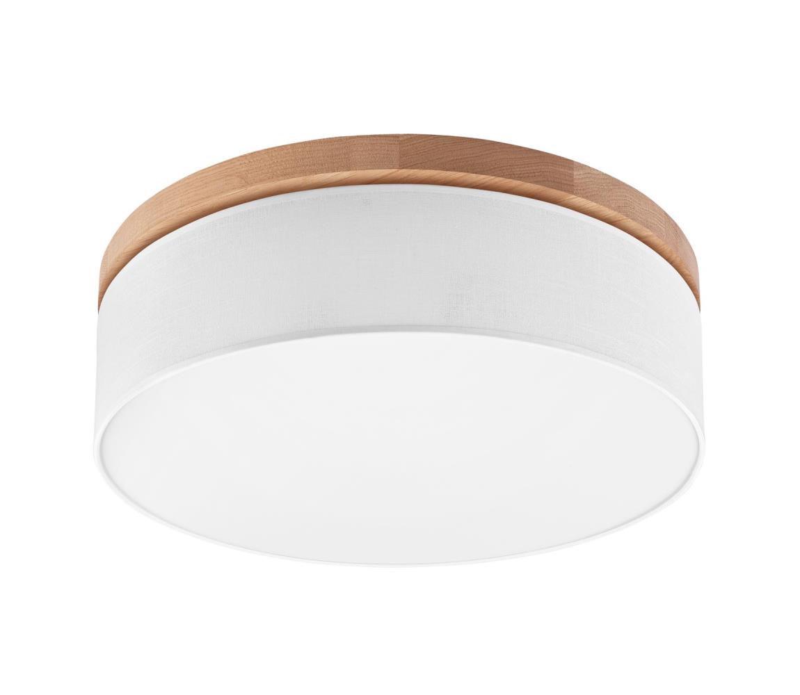 Brilagi LED Stropné svietidlo BELLADONNA 3xE27/15W/230V pr. 50 cm biela/dub