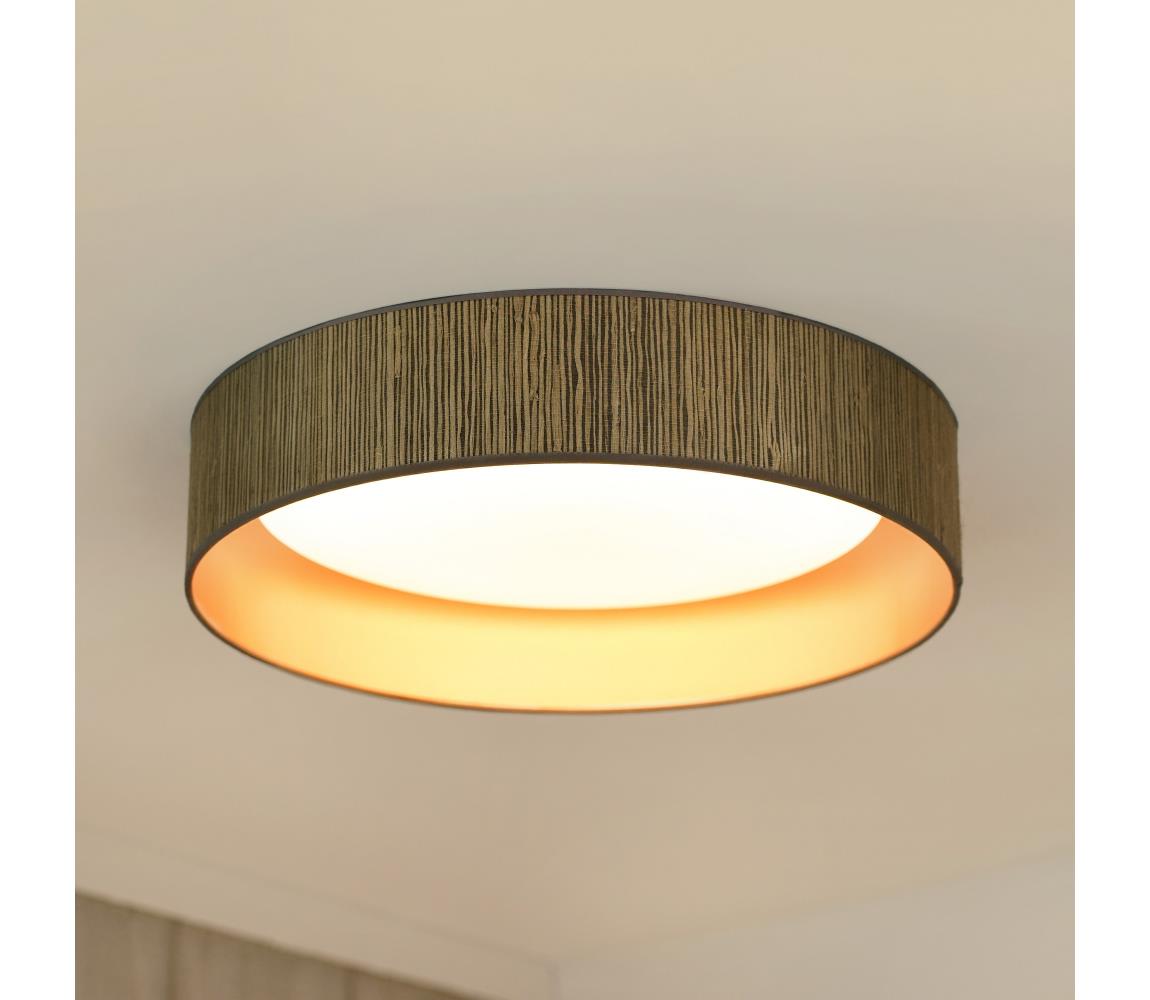 Brilagi LED Stropné svietidlo BOSTON ROLLER LED/24W/230V pr. 45 cm hnedá/zlatá