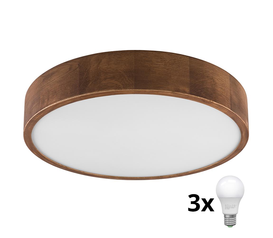 Brilagi LED Stropné svietidlo CARVALHO 3xE27/60W/230V dub čerešňa pr. 47 cm