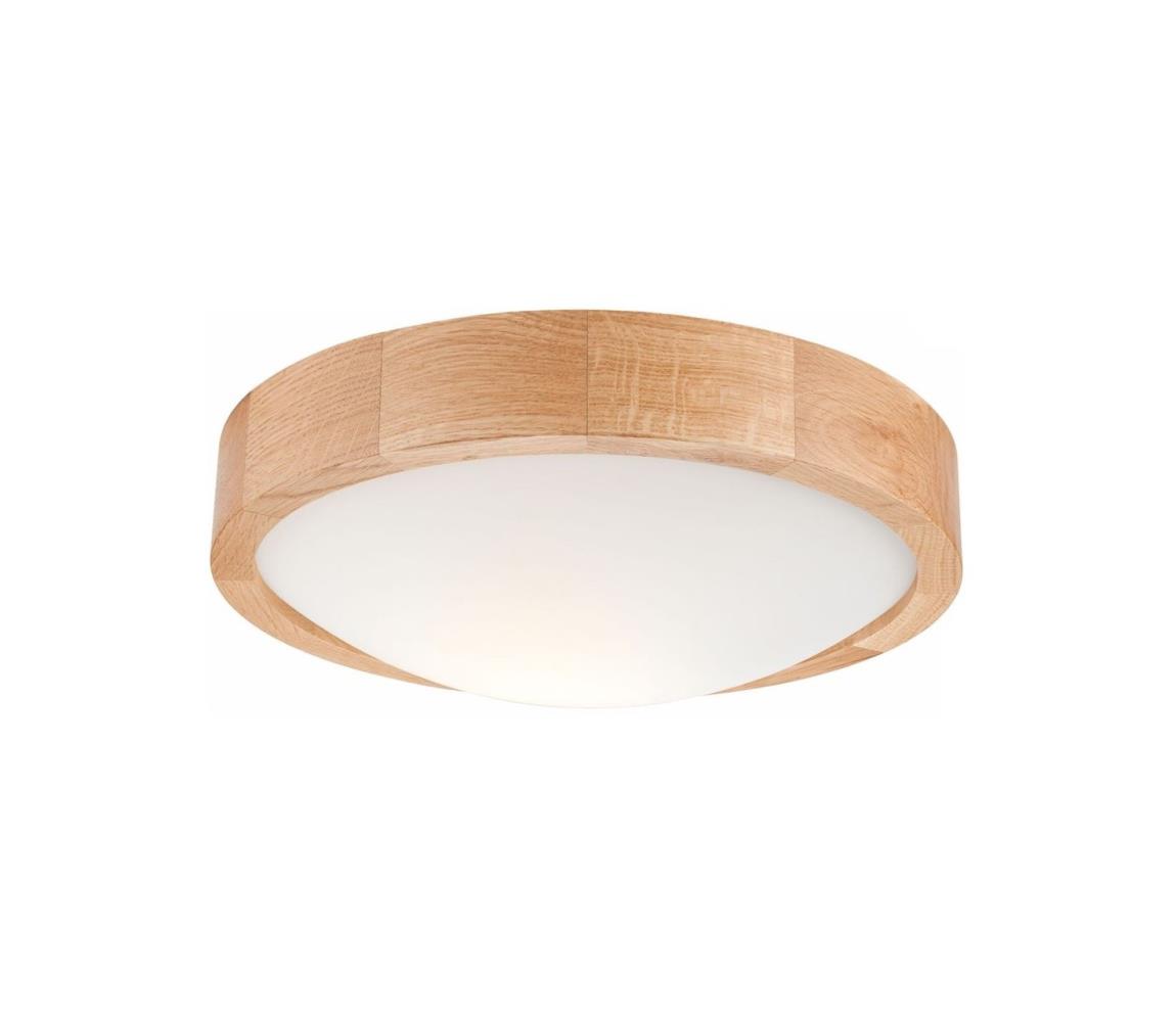 Brilagi LED Stropné svietidlo CARVALHO SLIM 1xE27/60W/230V dub pr. 27 cm