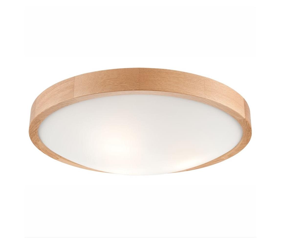 Brilagi LED Stropné svietidlo CARVALHO SLIM 3xE27/60W/230V dub pr. 47 cm