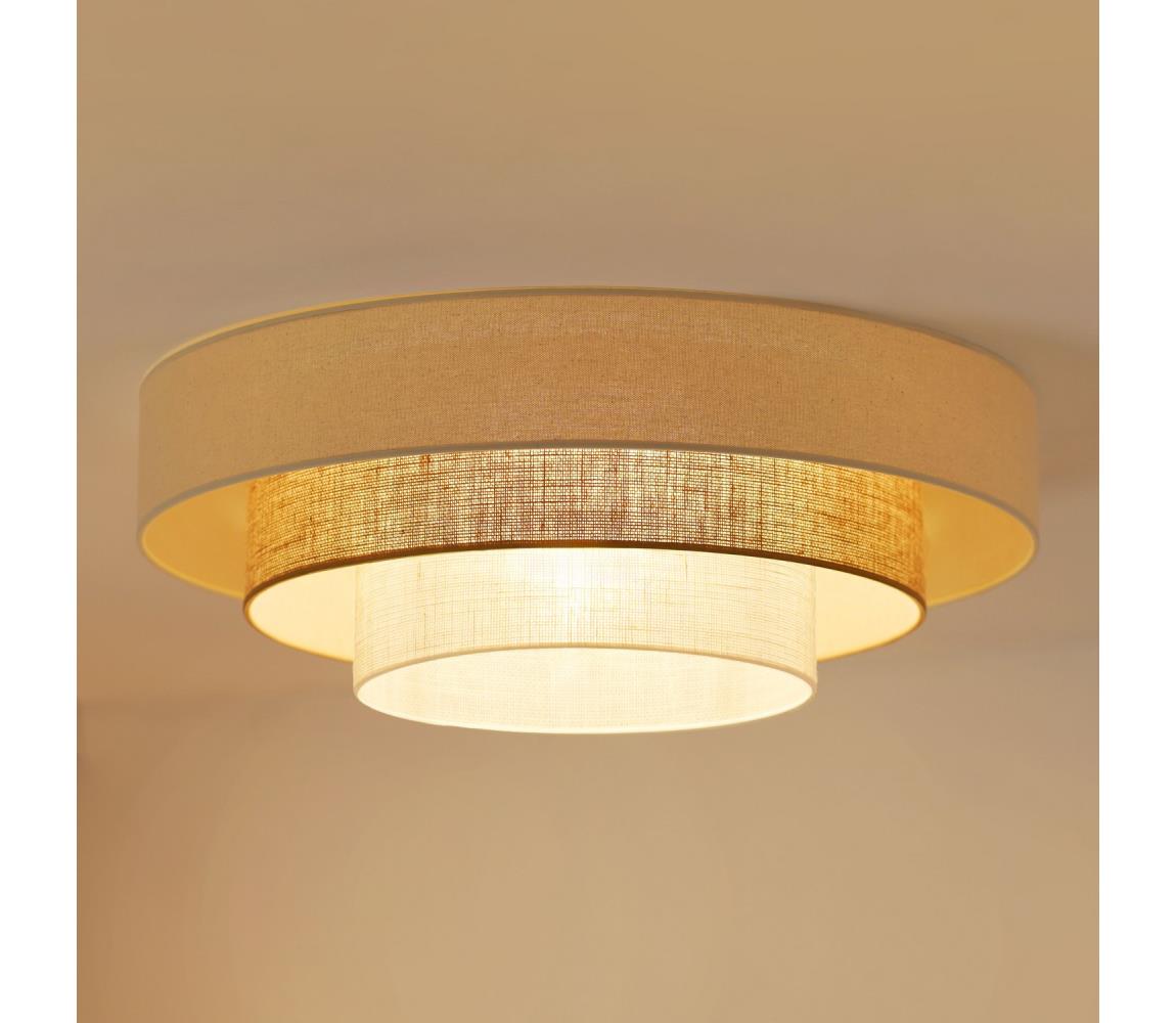 Brilagi LED Stropné svietidlo DENVER LUNETA LED/12W/230V pr. 60 cm béžová/krémová