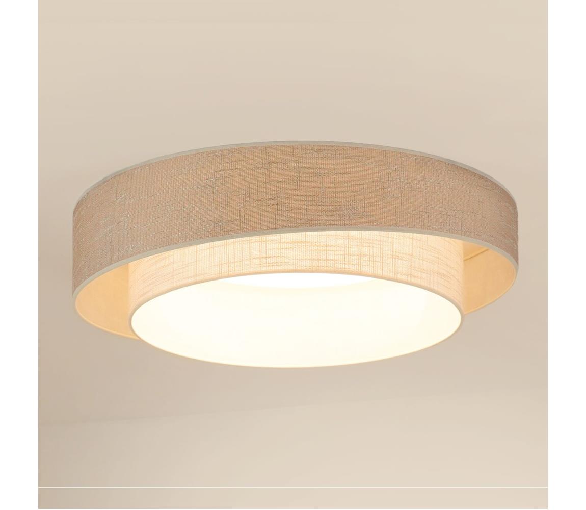 Brilagi LED Stropné svietidlo DOVER SHINE LED/26W/230V pr. 60 cm šedá/krémová