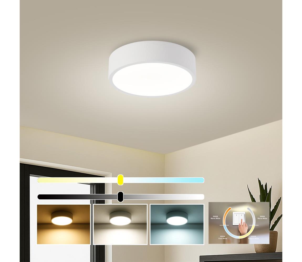 Brilagi LED stropné svietidlo POOL LED/18W/230V 3000/4500/6000K pr. 20 cm biele BRI540