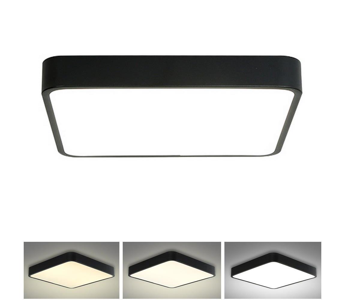 Brilagi LED stropné svietidlo POOL LED/36W/230V 3000/4500/6000K 40x40 cm čiern