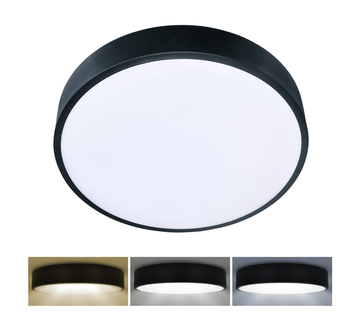 Brilagi LED stropné svietidlo POOL LED/36W/230V 3000/4500/6000K pr. 30 cm čier