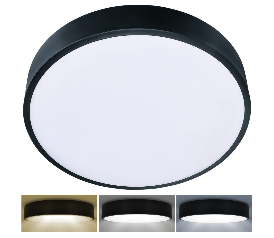 Brilagi LED stropné svietidlo POOL LED/48W/230V 3000/4500/6000K pr. 40 cm čier