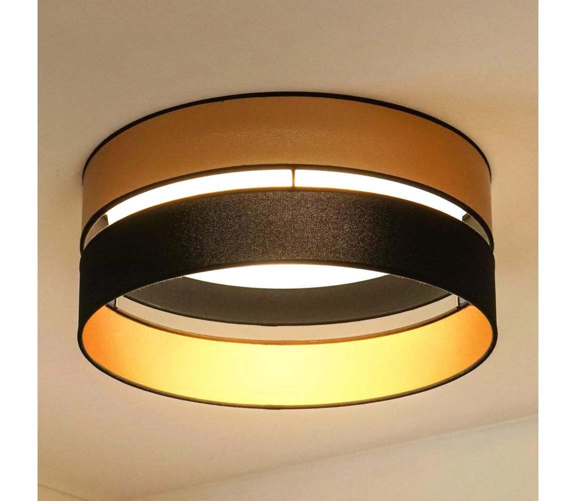 Brilagi LED Stropné svietidlo ROYAL LED/24W/230V pr. 45 cm čierna/zlatá