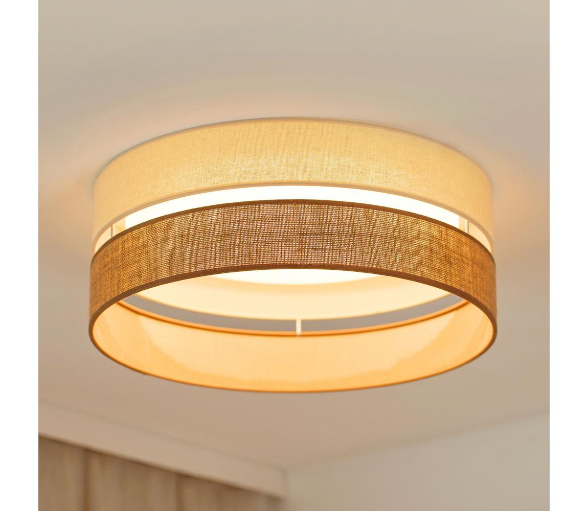 Brilagi LED Stropné svietidlo ROYAL YUTE LED/24W/230V pr. 45 cm béžová/krémová