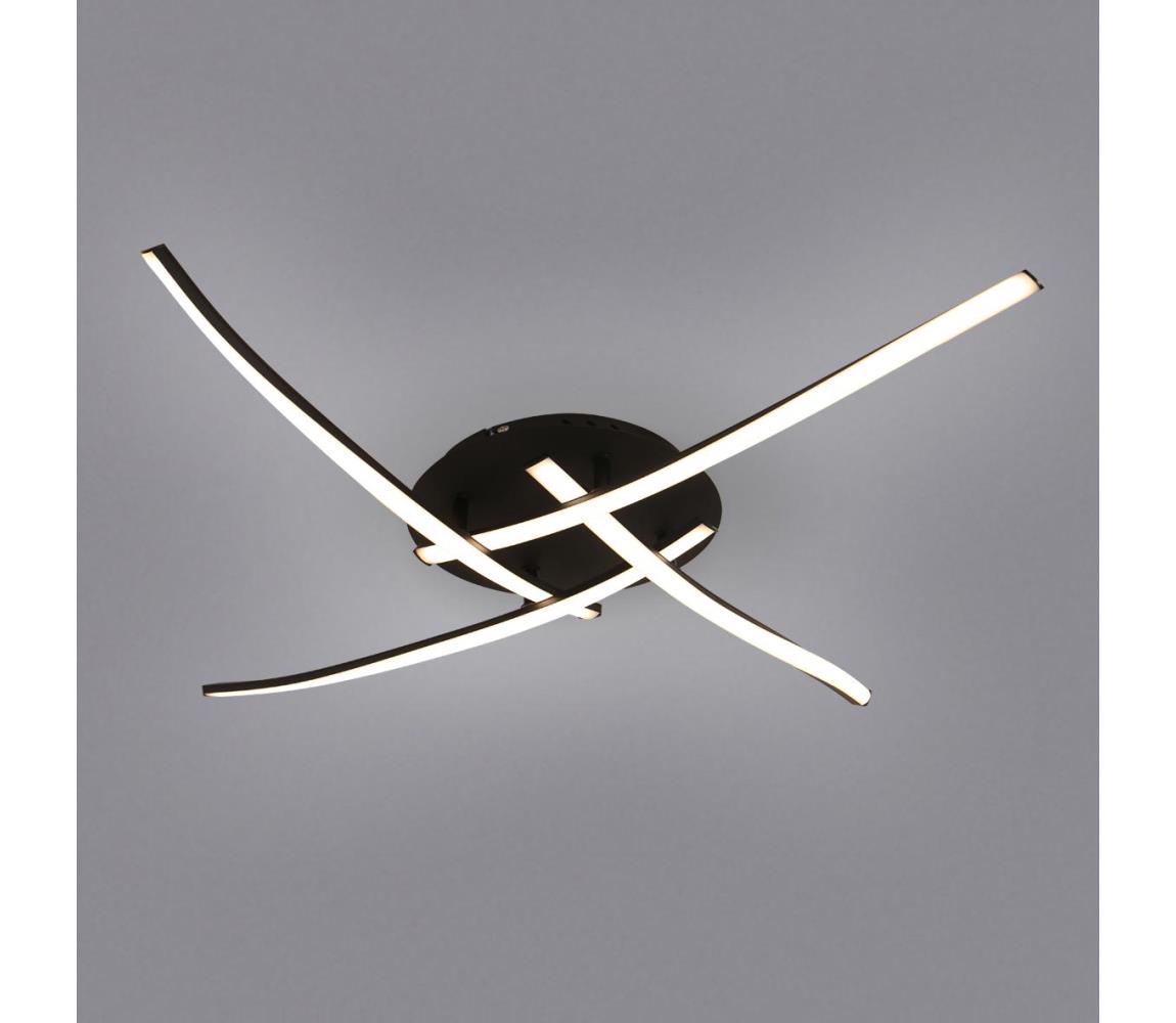 Brilagi LED stropné svietidlo STRIPES LED/32W/230V čierna BRMX7028-4B/CR