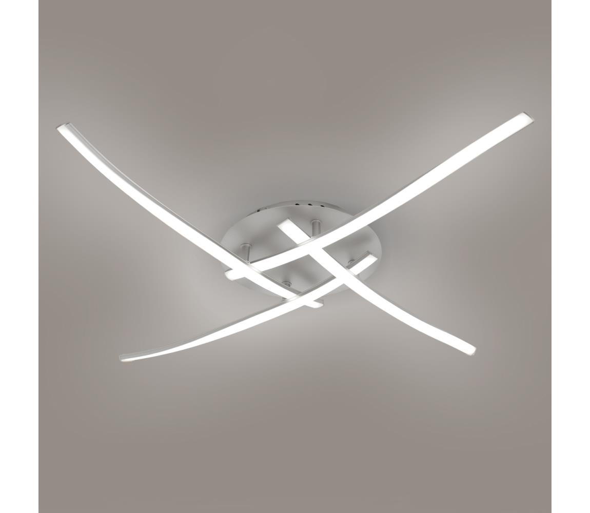 Brilagi LED Stropné svietidlo STRIPES LED/32W/230V strieborná