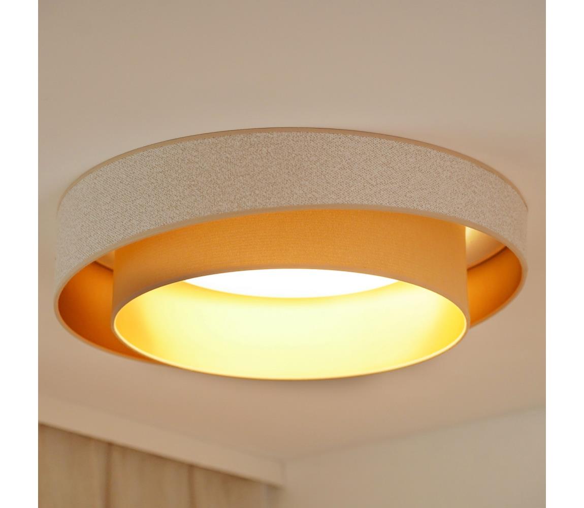 Brilagi LED Stropné svietidlo VEGAS SHINE LED/24W/230V pr. 60 cm béžová/krémová