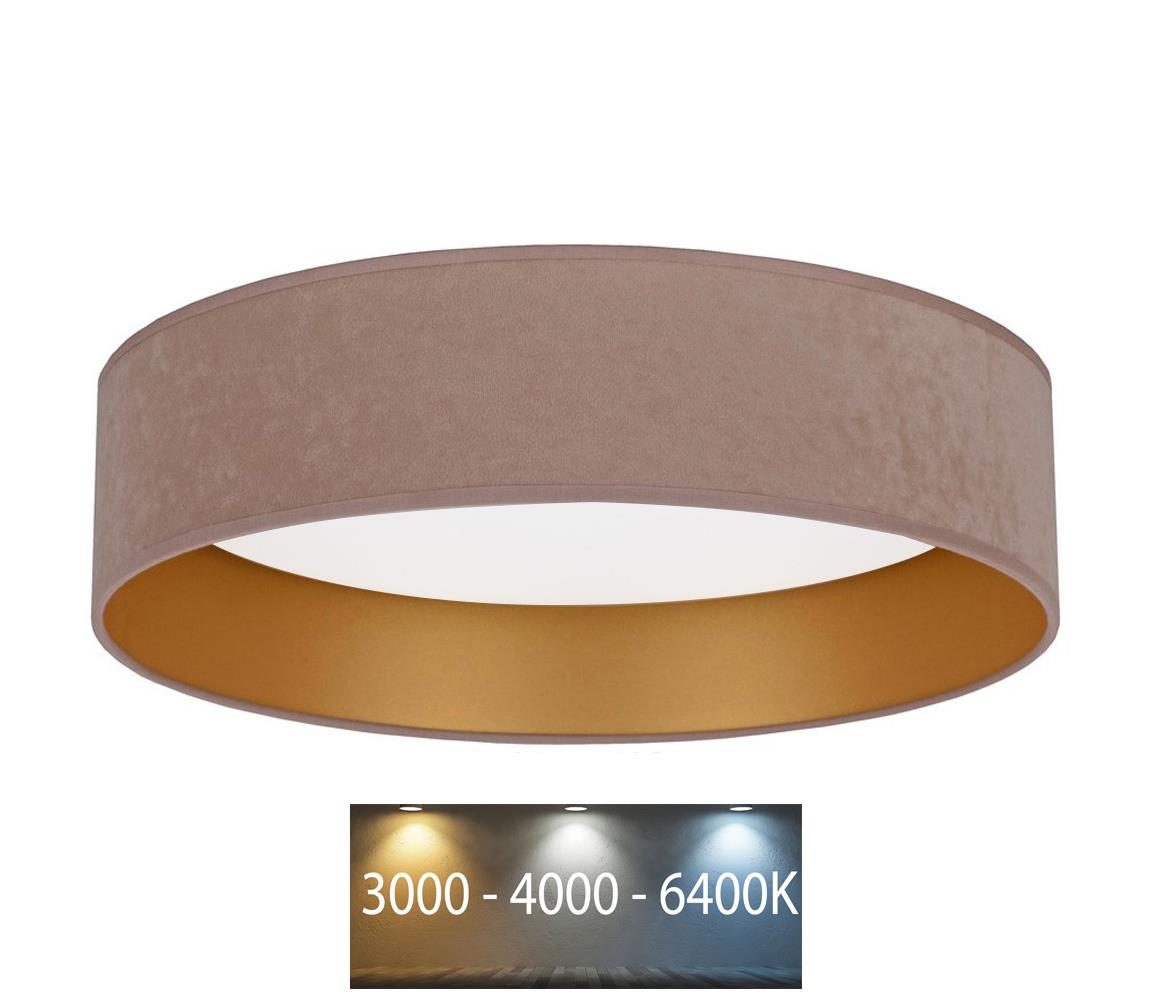 Brilagi LED Stropné svietidlo VELVET LED/24W/230V 3000/4000/6400K béžová/zlatá