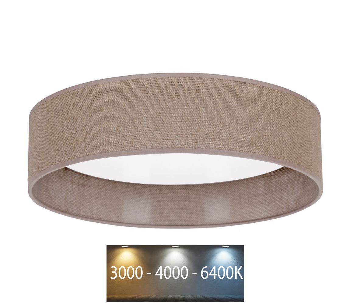 Brilagi LED Stropné svietidlo VELVET LED/24W/230V 3000/4000/6400K hnedá