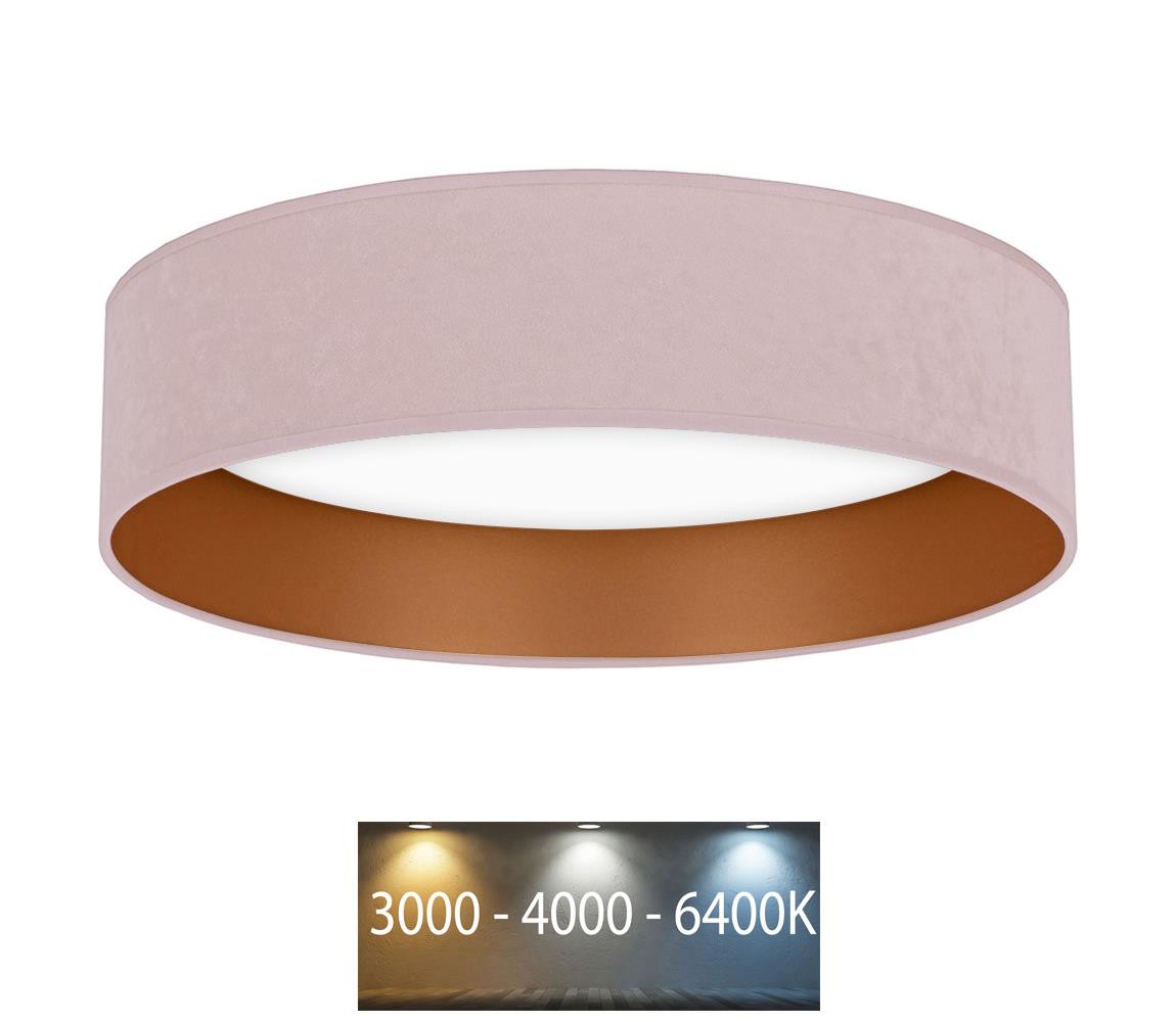 Brilagi LED Stropné svietidlo VELVET LED/24W/230V 3000/4000/6400K ružová/zlatá
