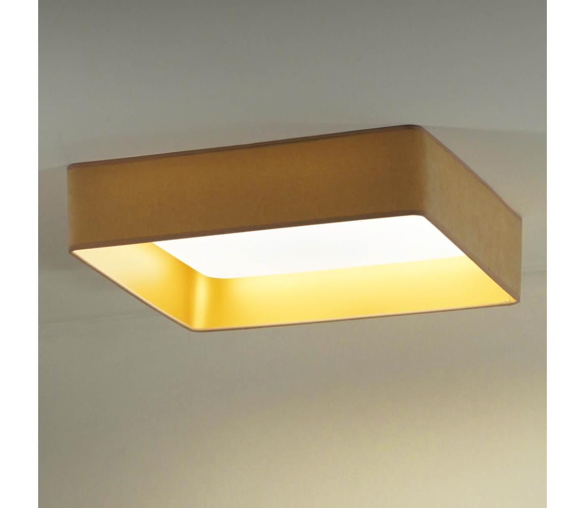 Brilagi LED Stropné svietidlo VELVET SQUARE LED/24W/230V béžová