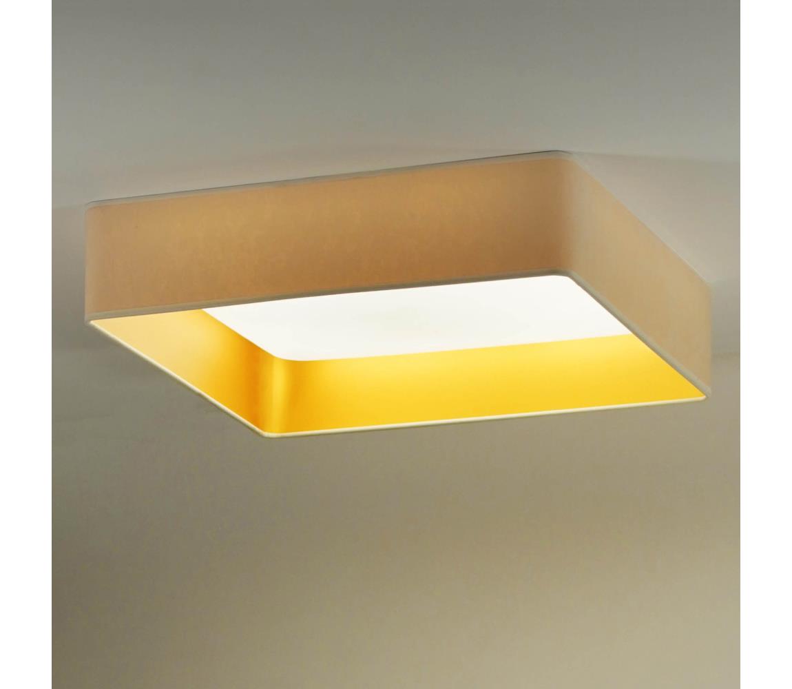 Brilagi LED Stropné svietidlo VELVET SQUARE LED/24W/230V krémová