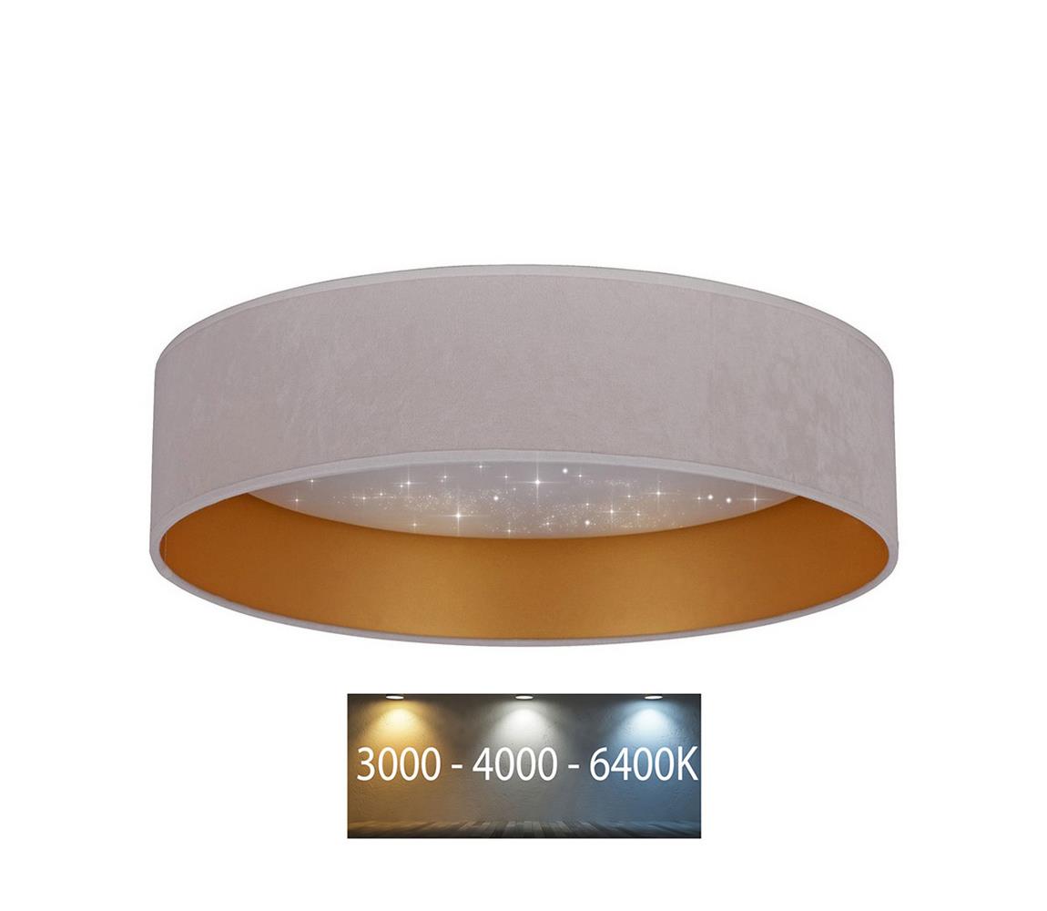 Brilagi LED Stropné svietidlo VELVET STAR LED/24W/230V pr. 40 cm  krémová/zlatá