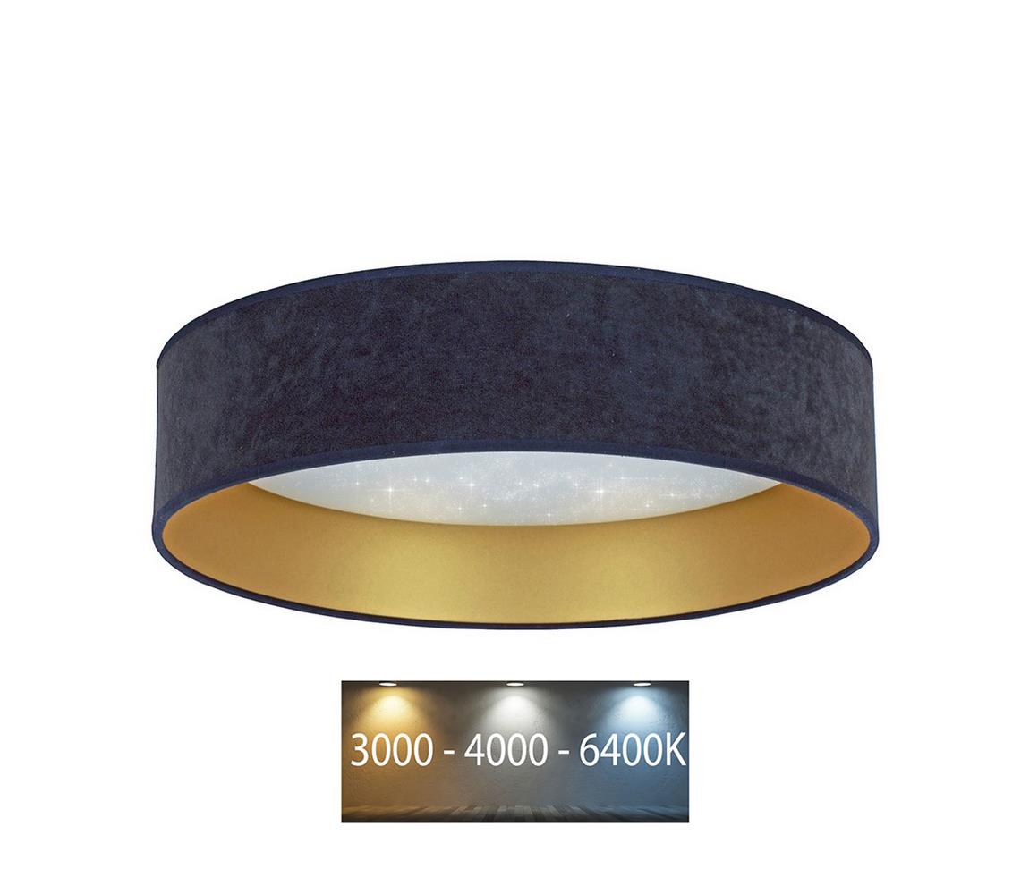 Brilagi LED Stropné svietidlo VELVET STAR LED/24W/230V pr. 40 cm  modrá/zlatá