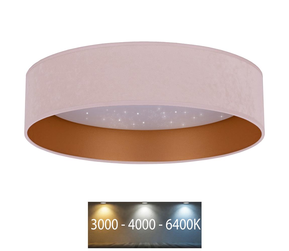 Brilagi LED Stropné svietidlo VELVET STAR LED/24W/230V pr. 40 cm  ružová/zlatá