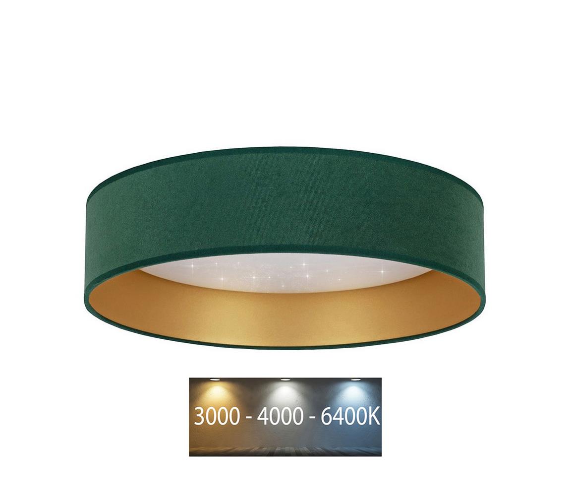 Brilagi LED Stropné svietidlo VELVET STAR LED/24W/230V pr. 40 cm  zelená/zlatá